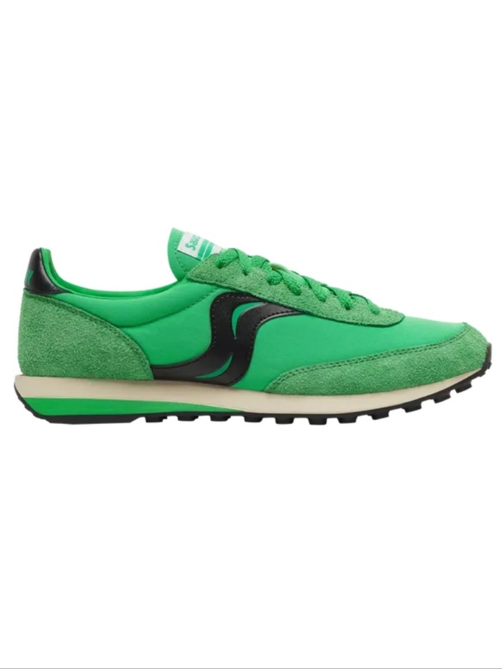 Saucony Trainer 80 Green & Black Sneakers Like New